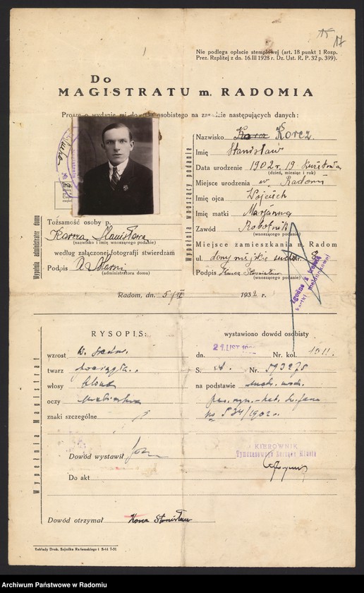 image.from.unit.number "O dowodach osobistych nr 1001-1100"