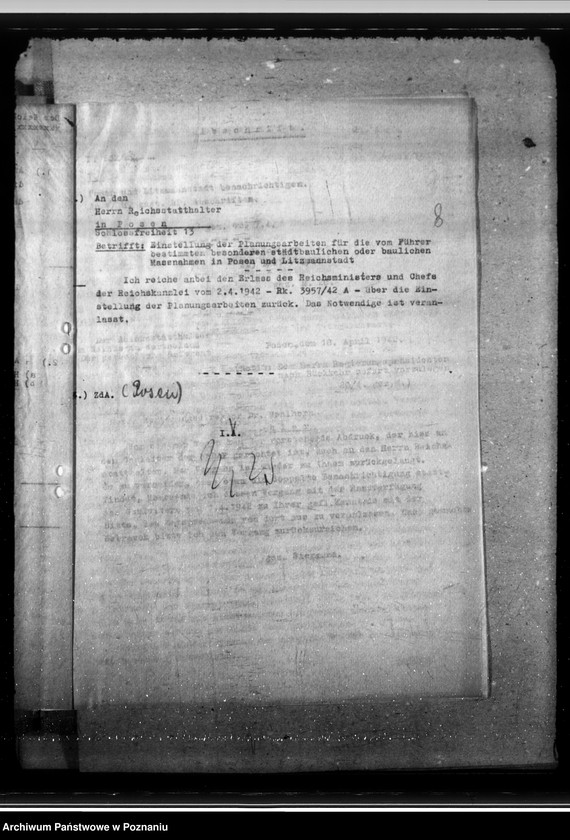 Obraz 12 z jednostki "Poligon wojskowy w Biedrusku, wstrzymanie planowania nad zabudową Łodzi i Poznania"