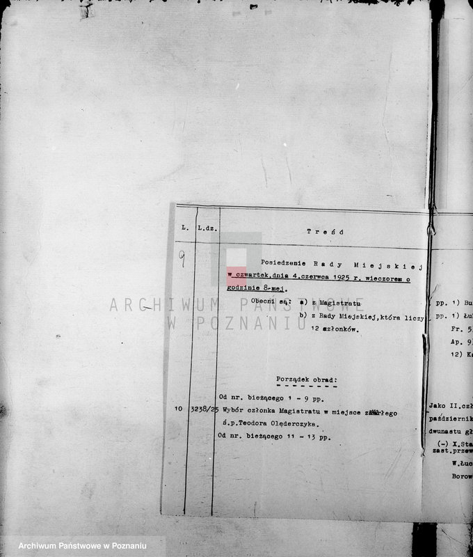 Obraz 13 z jednostki "Członkowie magistratu miasta Śmigla"