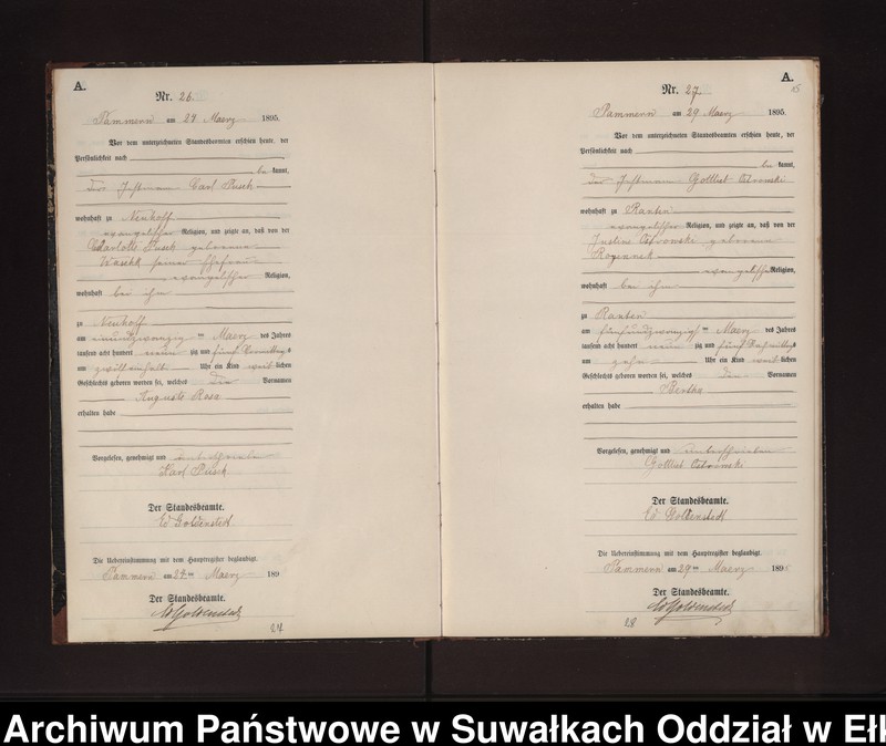 image.from.unit.number "Geburts-Neben-Register des Preussischen Standes-Amtes Neuhoff Kreis Loetzen"