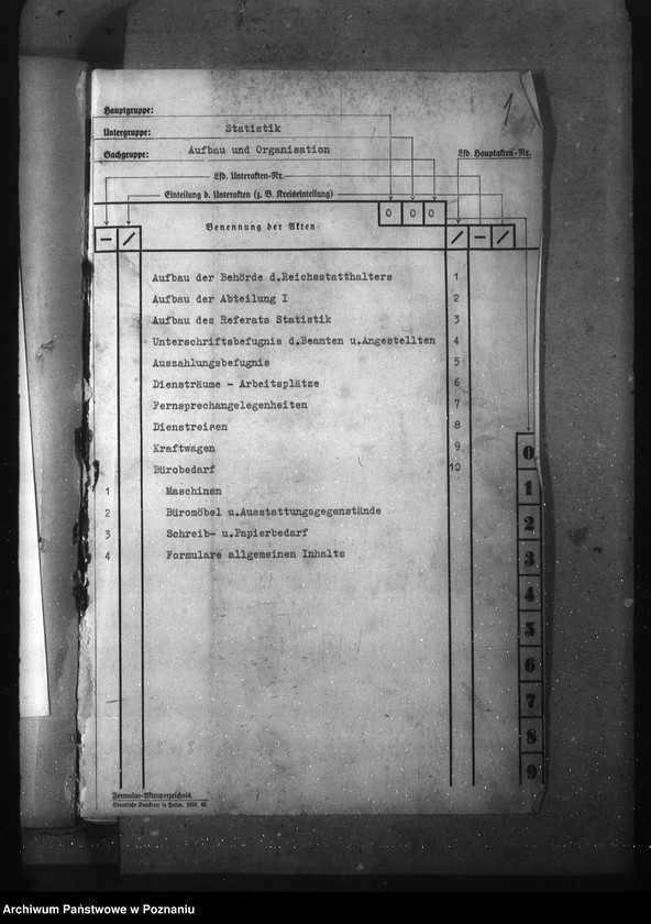 Obraz 5 z jednostki "Wykaz akt dla Referatu Statystyki"