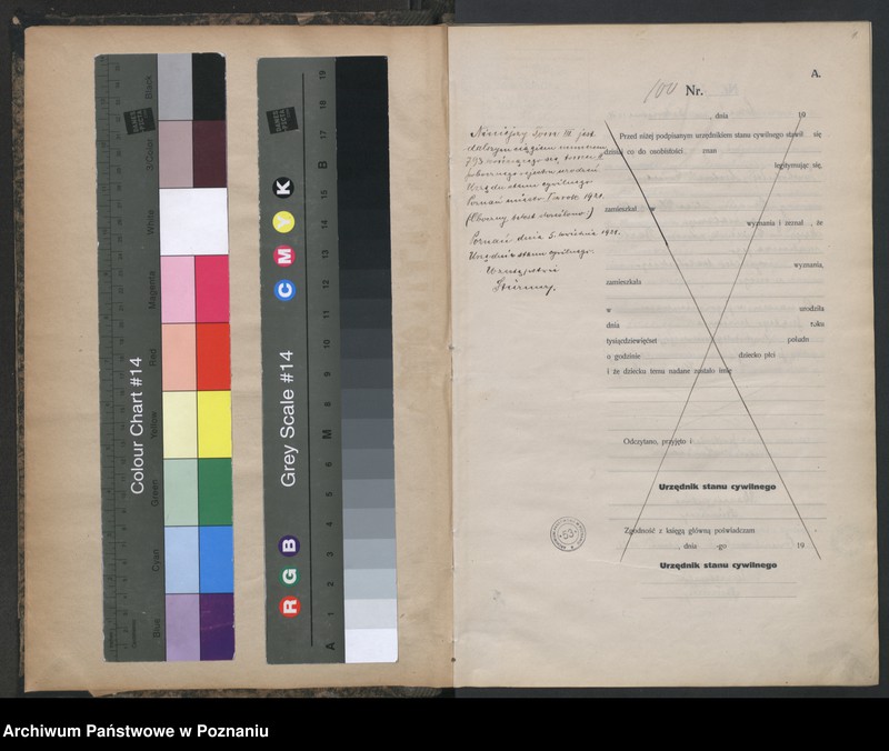 Obraz 3 z jednostki "Księga urodzeń odpis tom III [Rejestr poboczny urodzeń]"