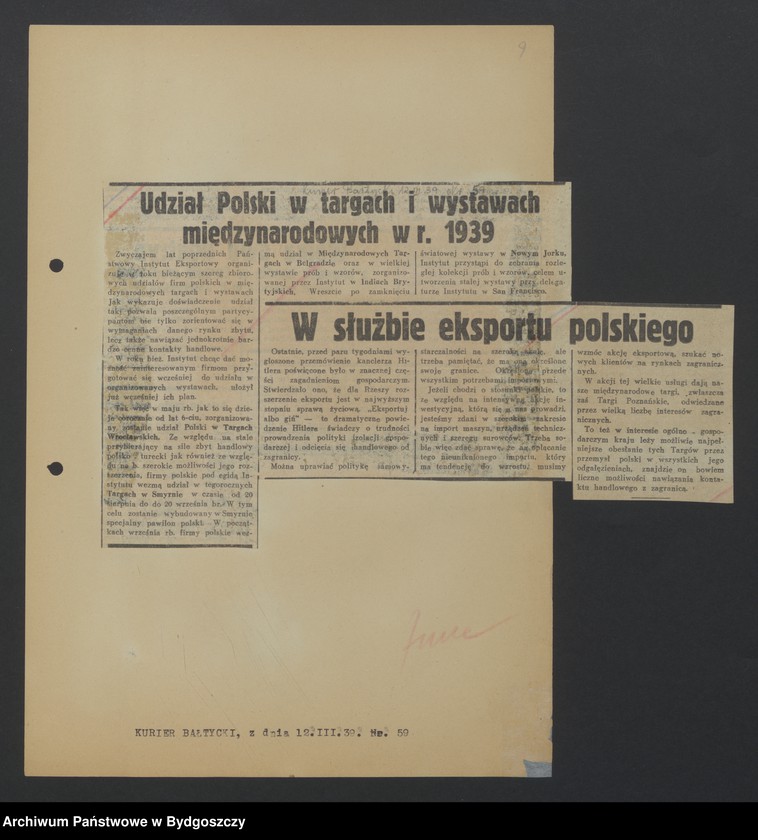 image.from.unit.number "Inne wystawy - wycinki prasowe"