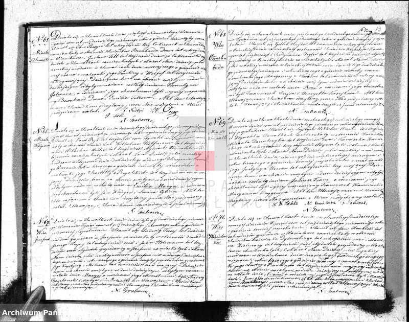 image.from.unit.number "Duplikat Akt Urodzonych, Zaślubionych i Zeszłych Parafij Ew. Augsburgskiey Suwałki za rok 1851"