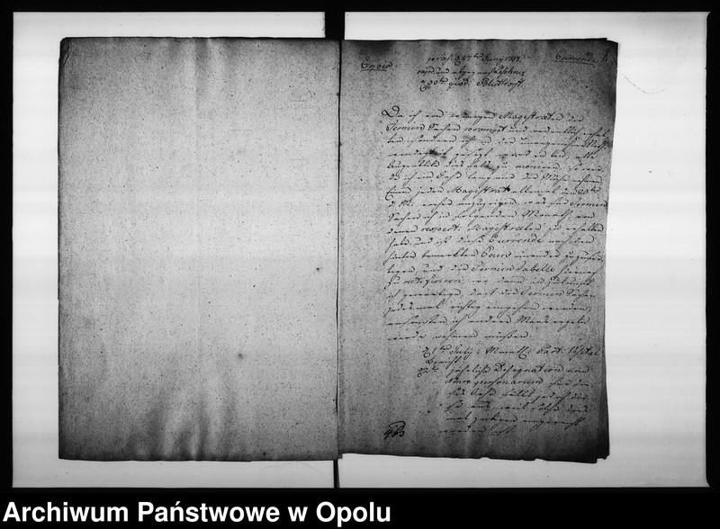 Obraz 11 z jednostki "Acta des Magistrats zu Oppeln von den Fixirten monatlichen Eingaben und der Termins Tabelle"