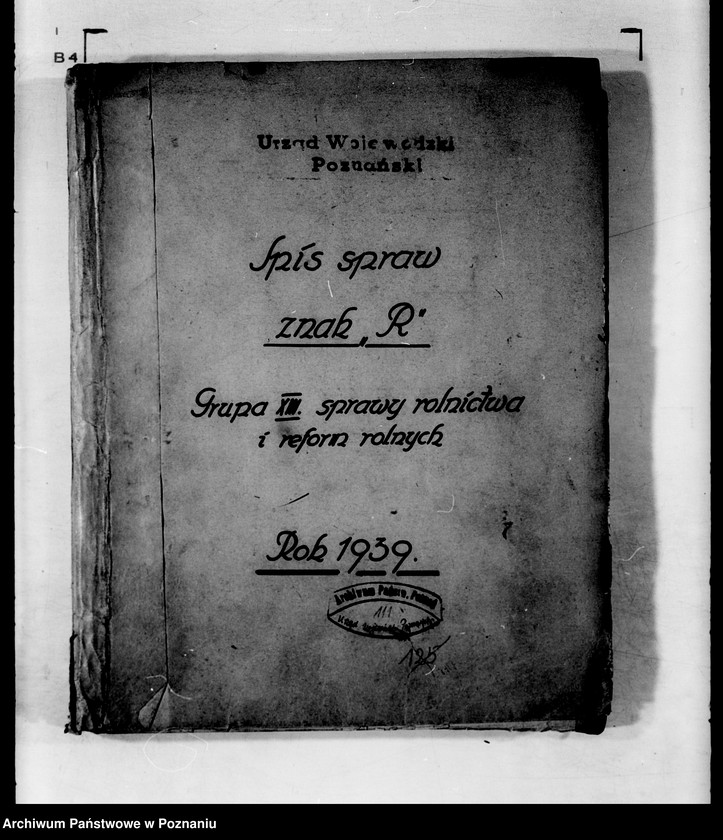 Obraz 4 z jednostki "Spis spraw znak,,R