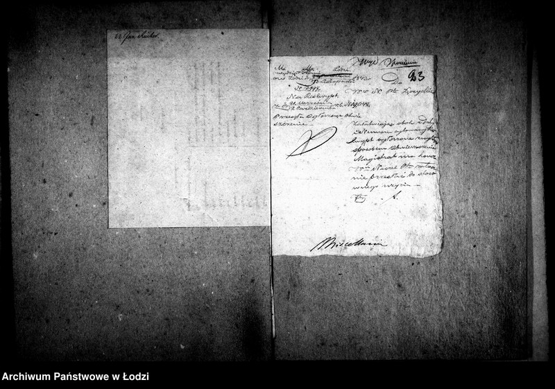 Obraz 18 z jednostki "Akta tyczące się miscelanii archiwum magistratu miasta Łodzi"