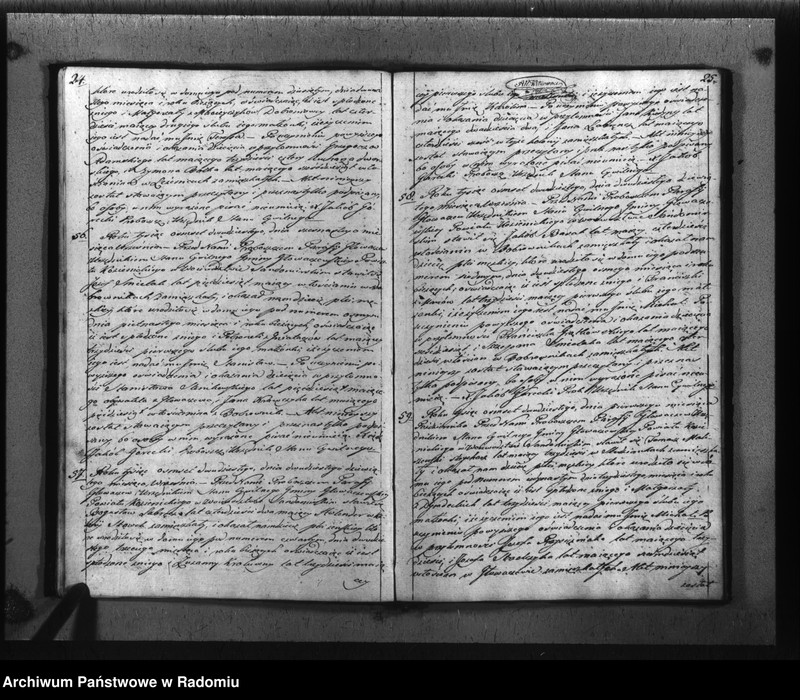 image.from.unit.number "Księga akt cywilnych gminy Głowaczew na rok 1820"