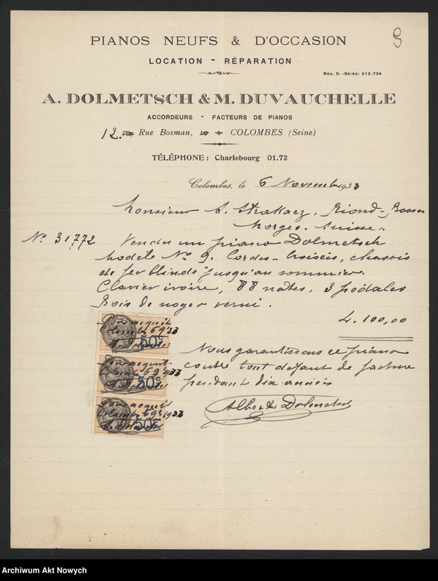 image.from.unit.number "Rachunki i pokwitowania za zakupione towary, rachunki kolejowe, hotelowe, restauracyjne, lekarskie, recepty"