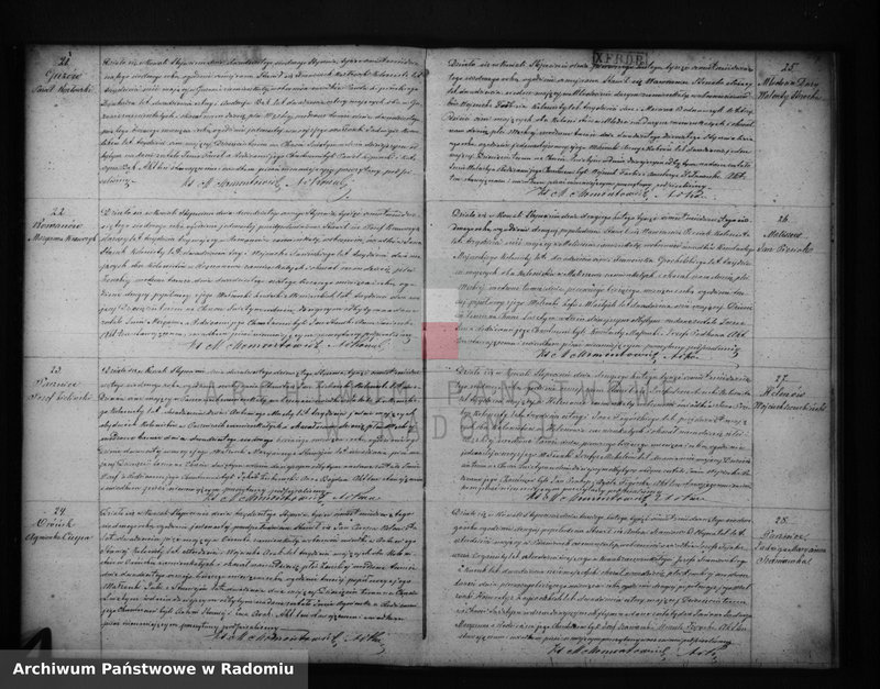 Obraz 6 z jednostki "[Akta Stanu Cywilnego wyznania rzymsko - katolickiego parafii] Kowala 1867 rok"