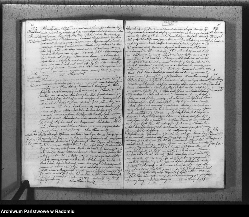 image.from.unit.number "[Duplikat akt urodzeń, małżeństw i zgonów parafii rzym.-kat. Głowaczów 1864 r.]"