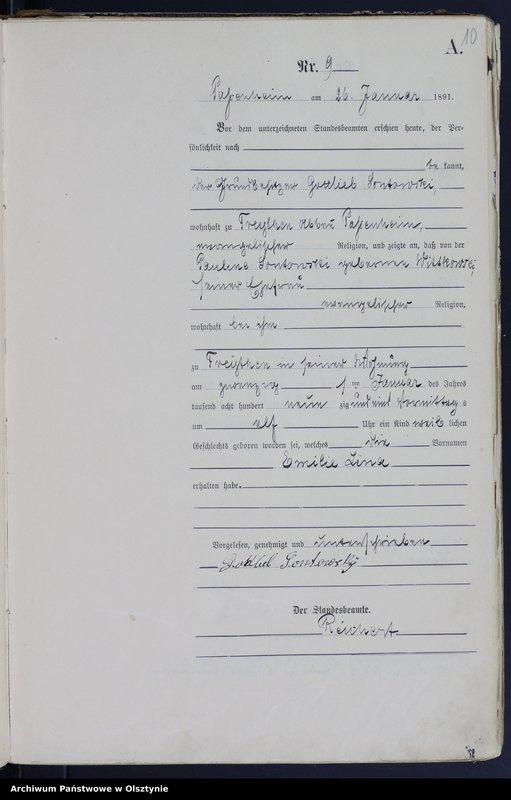 image.from.unit.number "Geburts-Haupt-Register Nr 1 - 88"