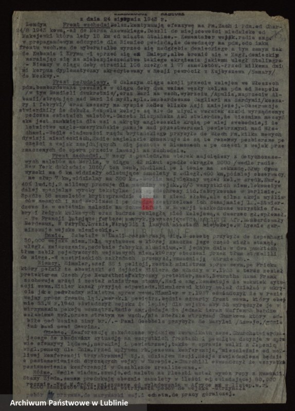 image.from.unit.number "[Komunikaty z nasłuchu radiowego za II-V.1940 r., VIII-XII.1943 r., II, IV i VII.1944 r.]"