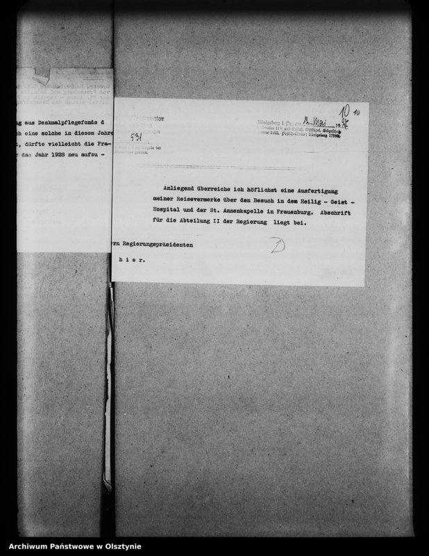 image.from.unit.number "Frauenburg, Heiligen Geist-Hospital und Armeekapelle"