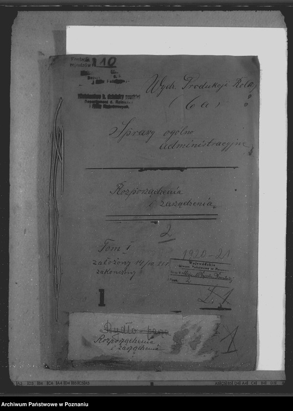 Obraz 4 z jednostki "Sprawy ogólno - administracyjnego rozporządzenia i zarządzenia"