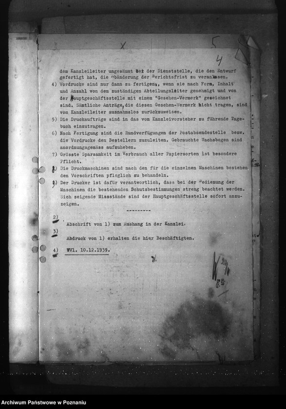 Obraz 8 z jednostki "Przepisy kancelaryjne i korespondencja w sprawie organizacji kancelarii"