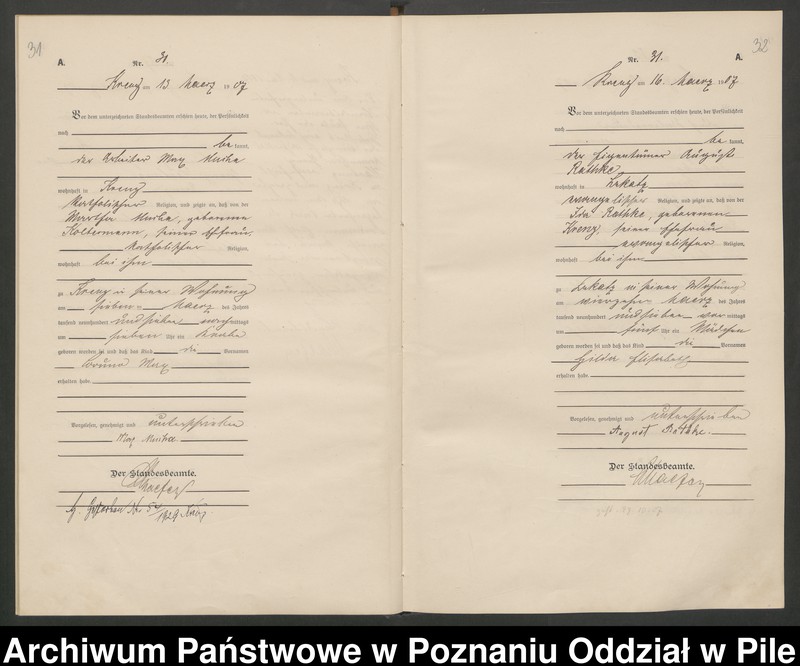 Obraz 19 z jednostki "Księga urodzeń"