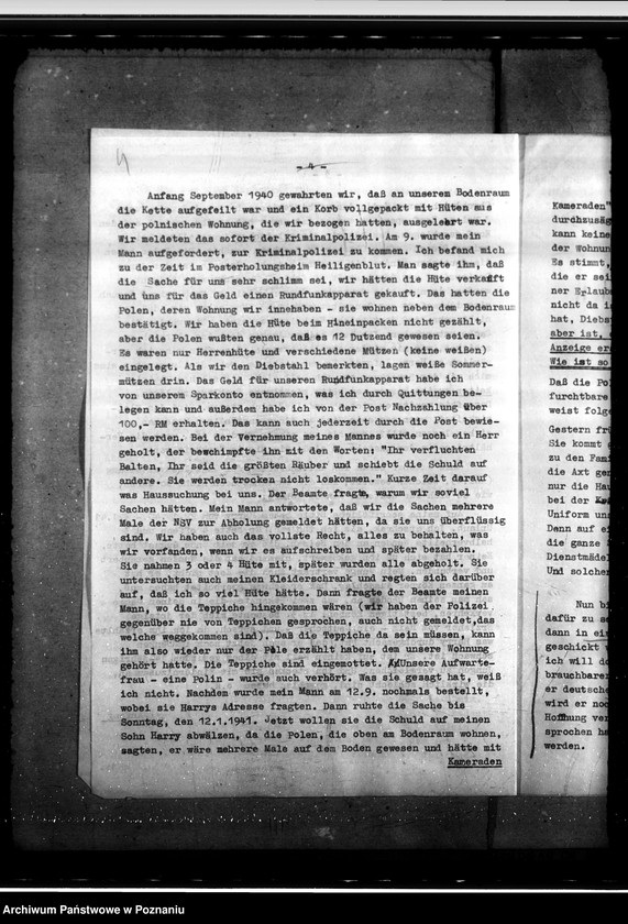 Obraz 8 z jednostki "Überführung des geistig zurückgeblie benen Harry Leepa in eine Heilanstalt im Altreich"