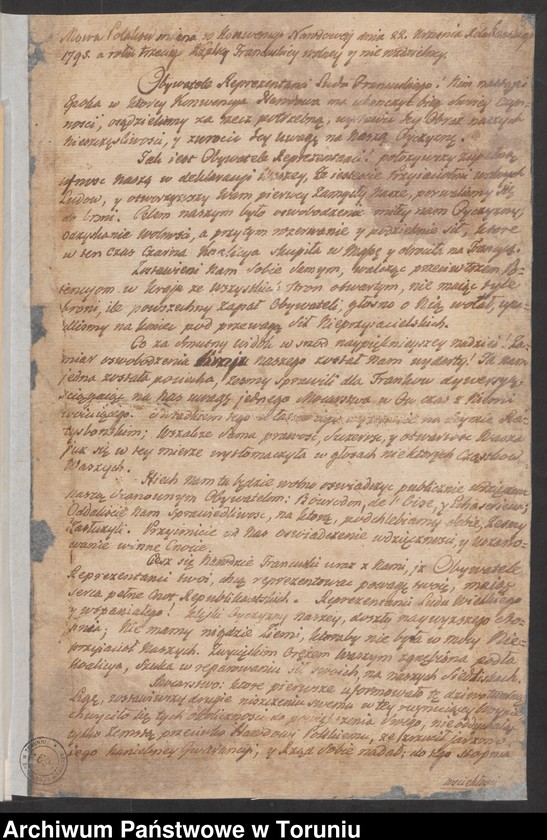 image.from.unit.number "Mowa Polaków miana w Konwencji Narodowej dnia 22 września roku pańskiego 1795, a roku trzeciej Rzeczypospolitej Francuskiej wolney y nie rozdzielney"