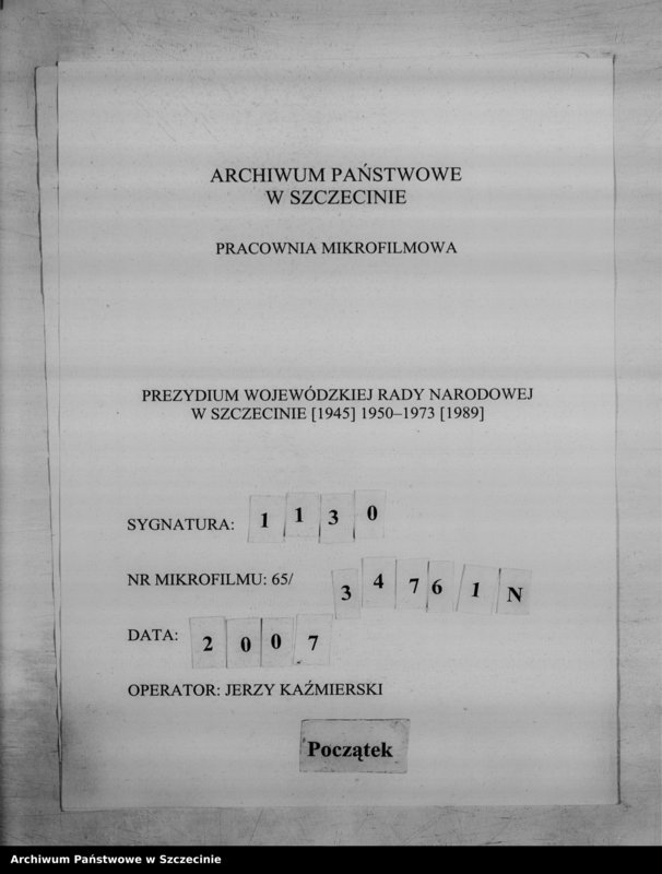 image.from.unit.number "Protokoły narady przewodniczących prezydiów Wojewódzkiej Rady Narodowej i powiatowych rad narodowych w dniach 30 i 31 maja 1961 r."