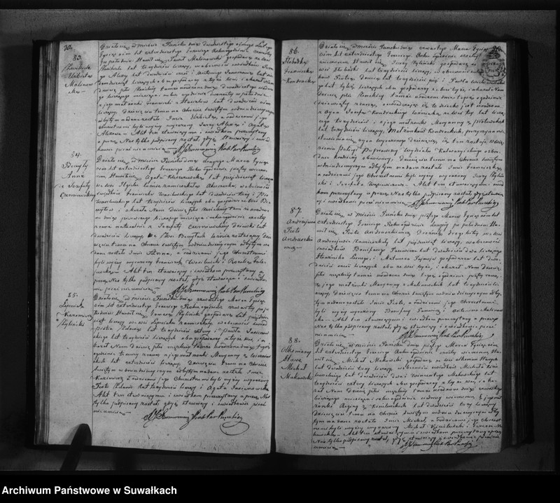 image.from.unit.number "Księga duplikat urodzonych, zaślubionych i umarłych parafiy katolickiej Puńsk na rok 1843"