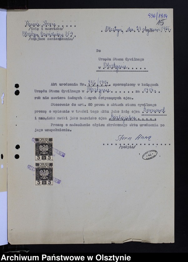 image.from.unit.number "Akta zbiorowe [urodzenia 1892-1914]"
