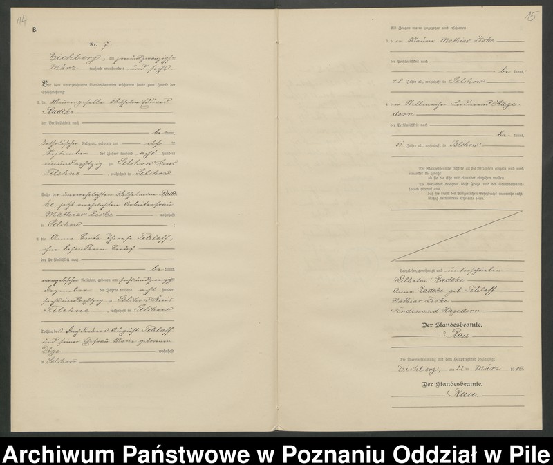 Obraz 10 z jednostki "Księga małżeństw"