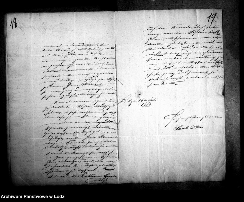 Obraz 18 z jednostki "Akta tyczące się zakładu bielnikowego"