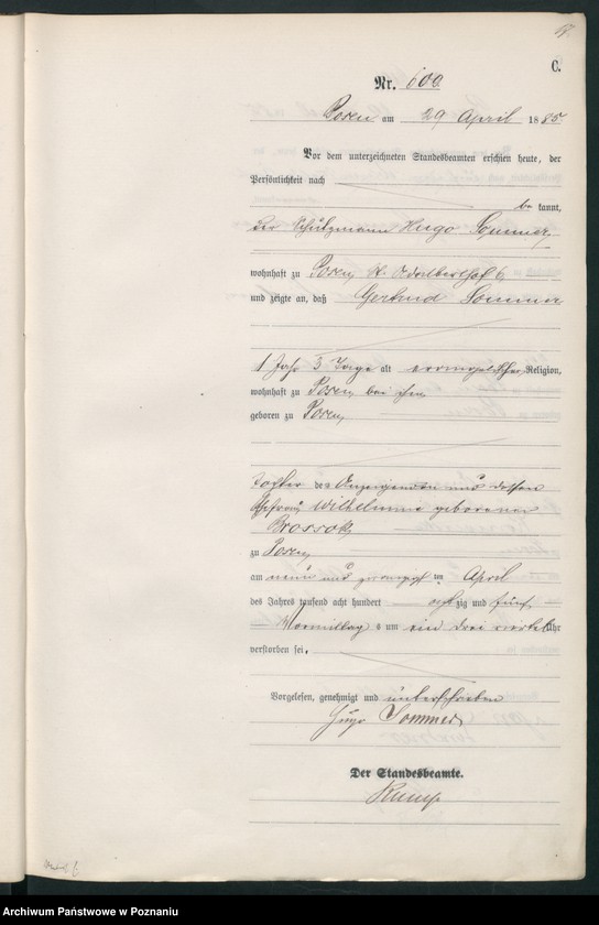 Obraz 20 z jednostki "Księga zgonów t. II"