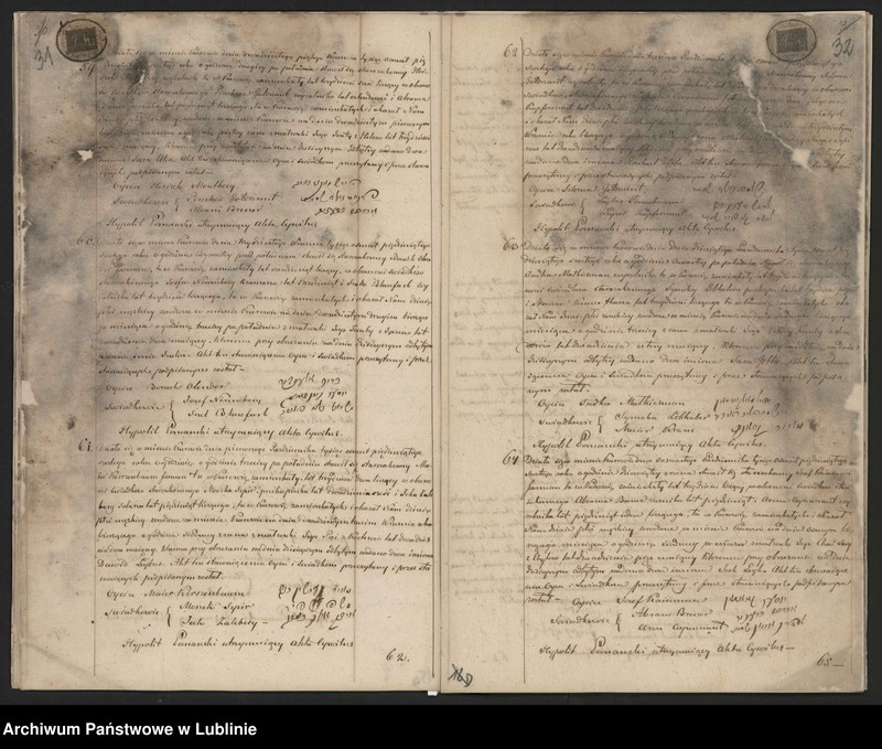 Obraz 19 z jednostki "Księga urodzeń, małżeństw i zgonów"