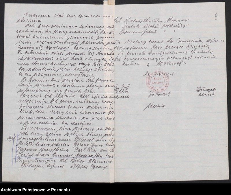 Obraz 11 z jednostki "Kruszewo, powiat Czarnków - akta koła."