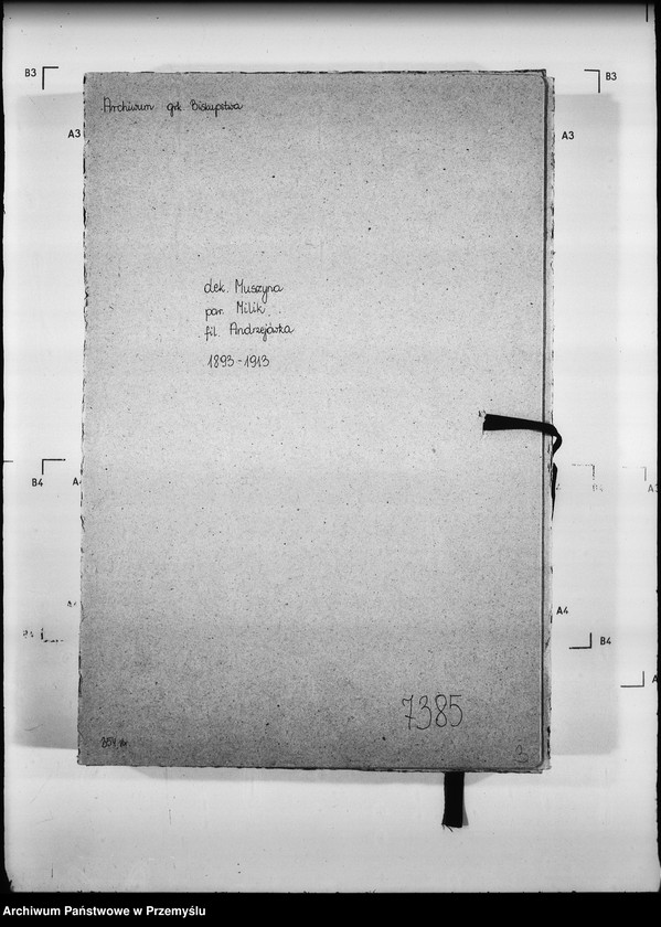 Obraz 4 z jednostki "[Kopie ksiąg metrykalnych parafii Milik z filią Andrzejówka (dekanat Muszyna)]"