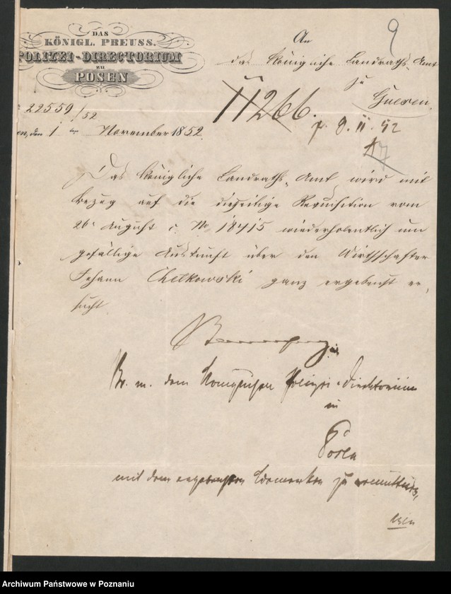 Obraz 14 z jednostki "A. betr. Johann Chełkowski Wirtschaftsbeamte /Julian Chełkowski/"