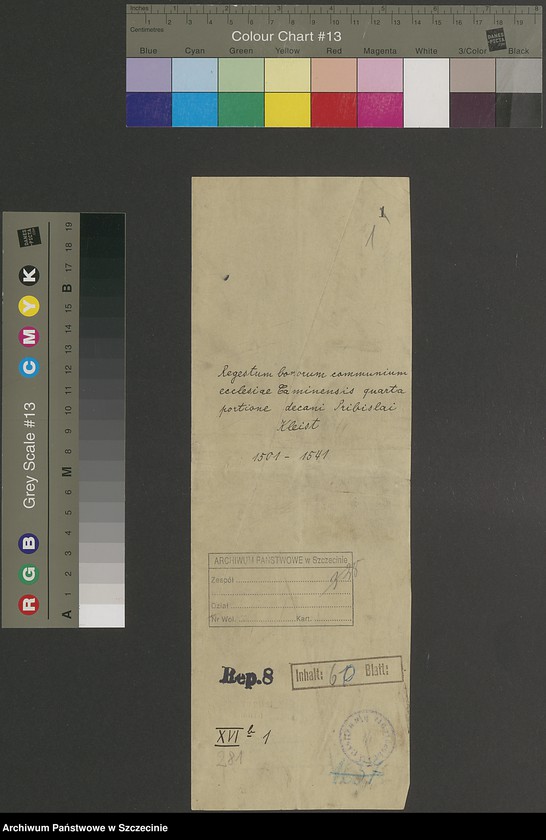 Obraz 3 z jednostki "Regestum bonorum communium ecclesiae Camminensis quarta portione decani Pribislai Kleist."