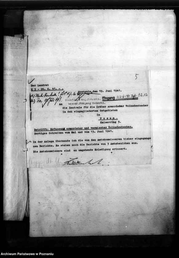 Obraz 9 z jednostki "Kreis Gostynin. Zgłoszenia zmarłych i zaginionych miejscowych Niemców w 1939 roku"