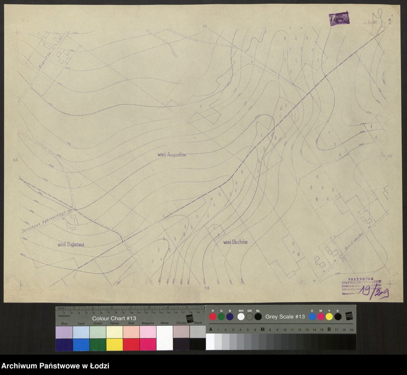 image.from.unit.number "Plan m. Łodzi 1:2000, odbitki. Sekcja SO 46"