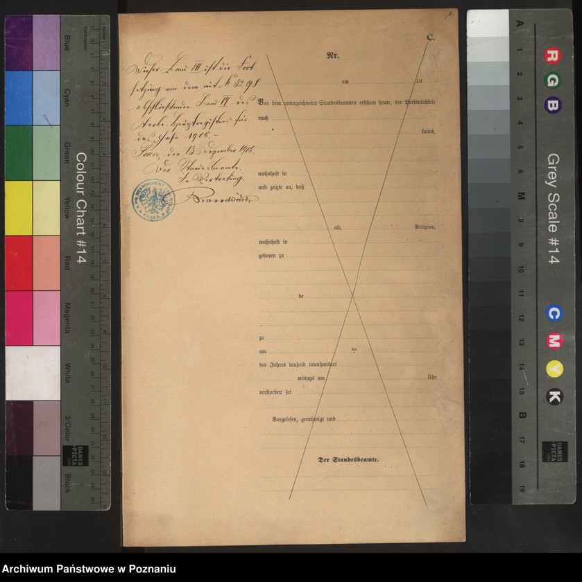 Obraz 3 z jednostki "Księga miejscowa zgonów tom VII"