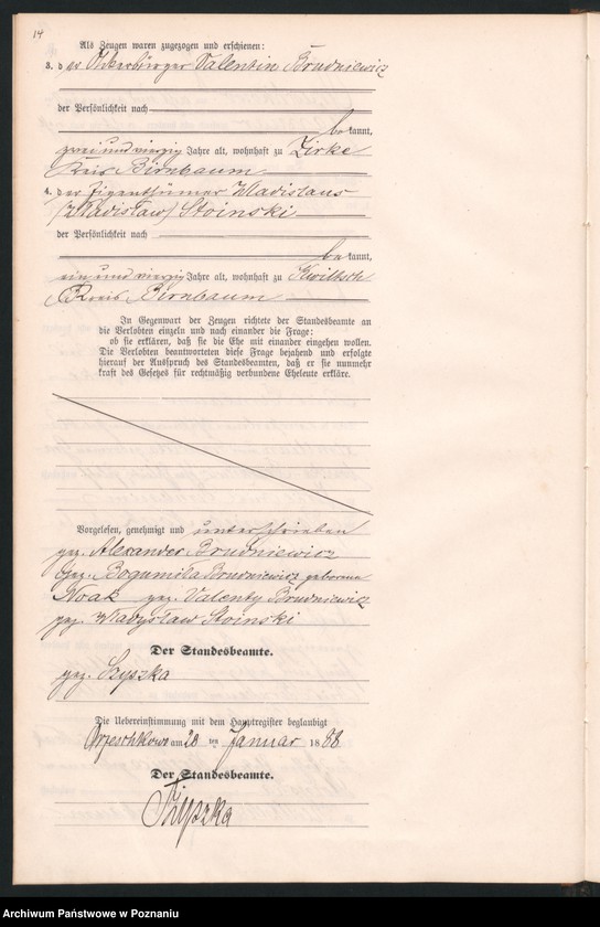 Obraz 17 z jednostki "Księga małżeństw"