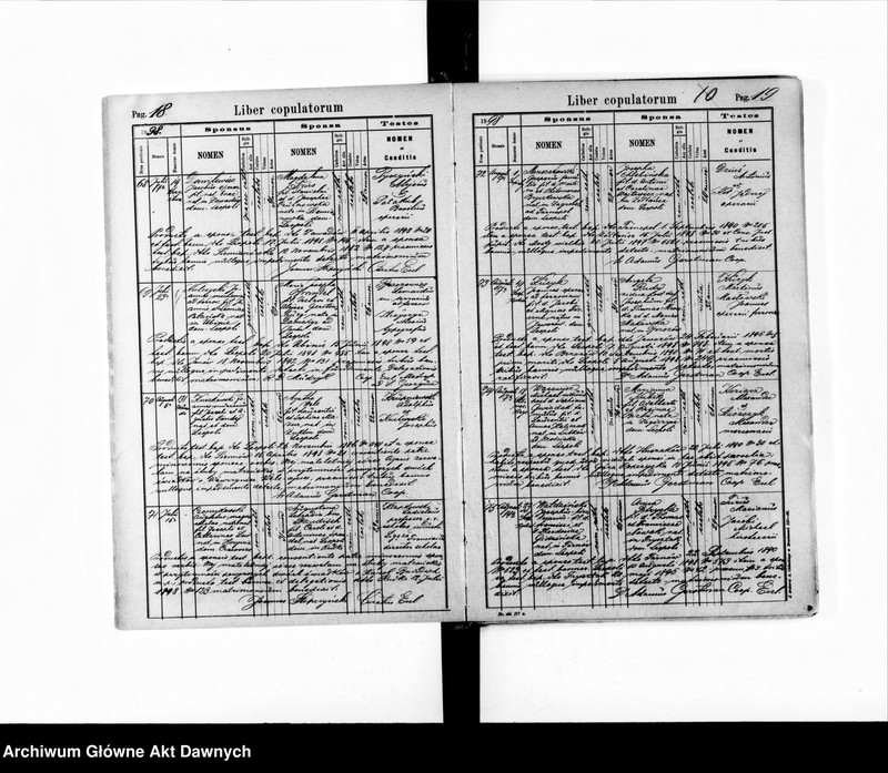 image.from.unit.number "Parafia: Lwów, parafia św. Marii Magdaleny. Dekanat: Lwów. Księga metrykalna urodzeń, ślubów i zgonów dla całej parafii."
