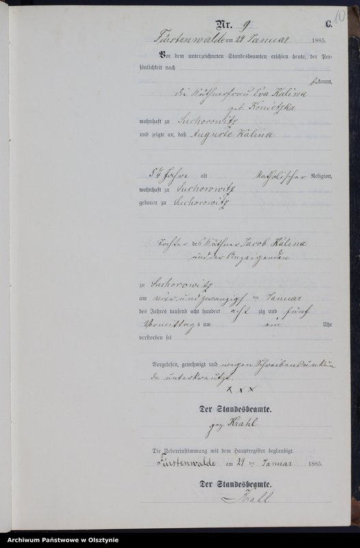 image.from.unit.number "Sterbe-Neben-Register Nr 1 - 207"
