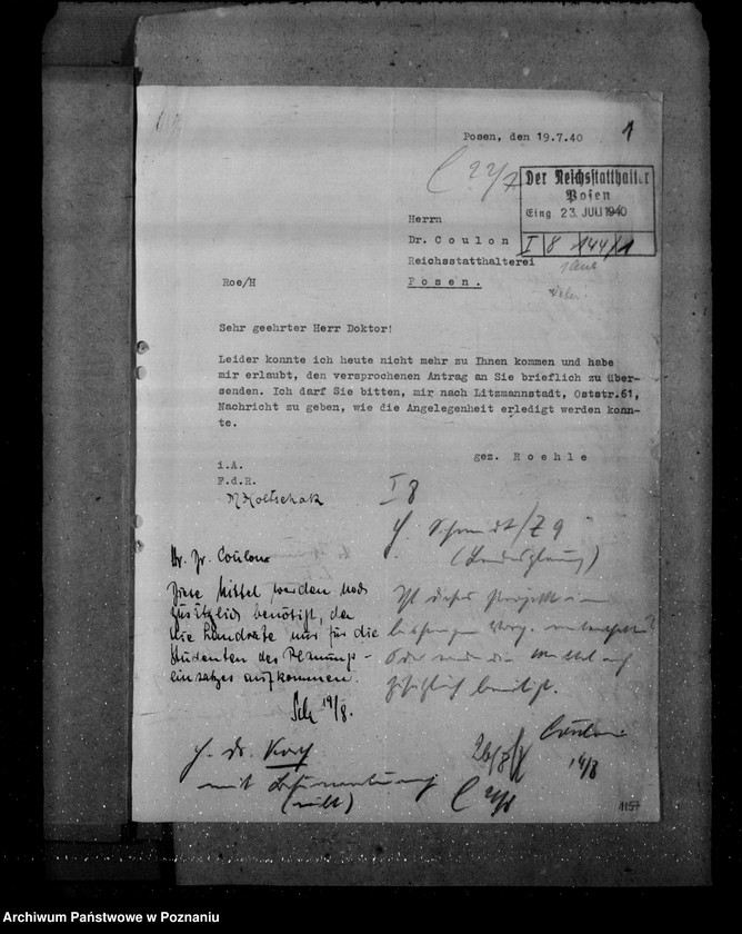 Obraz 5 z jednostki "Einsatz von Studenten für Volks - und grenzpolitische Warthegau"