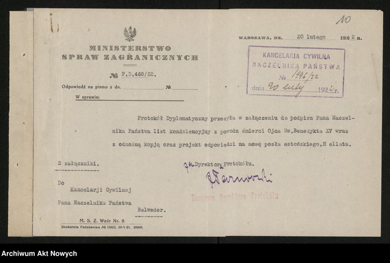 image.from.unit.number "Życzenia, kondolencje…, odznaczenia cudzoziemców"