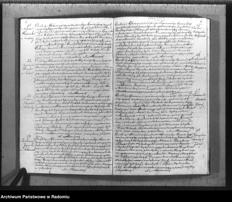 image.from.unit.number "[Duplikat akt urodzeń, małżeństw i zgonów parafii rzym.-kat. Głowaczów 1864 r.]"