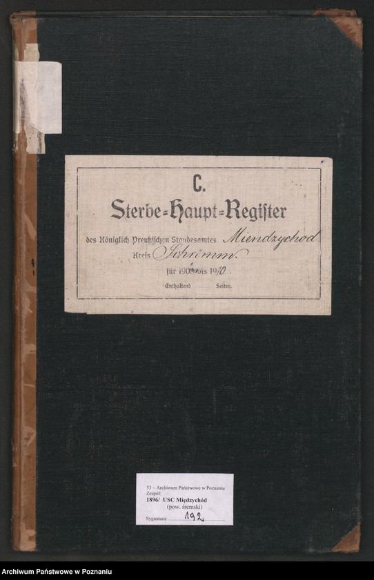 Obraz 3 z jednostki "Sterbe-Haupt-Register"