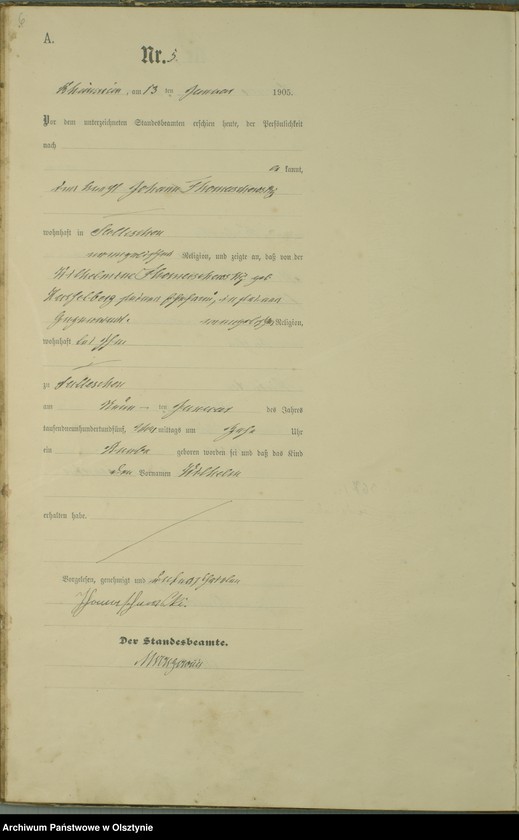 image.from.unit.number "Geburts-Haupt-Register Nr 1 - 129"