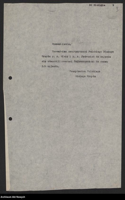 image.from.unit.number "Opieka nad zdemobilizowanymi Hallerczykami. Korespondencja"