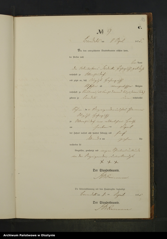 image.from.unit.number "Sterbe-Neben-Register Nr 1 - 41"