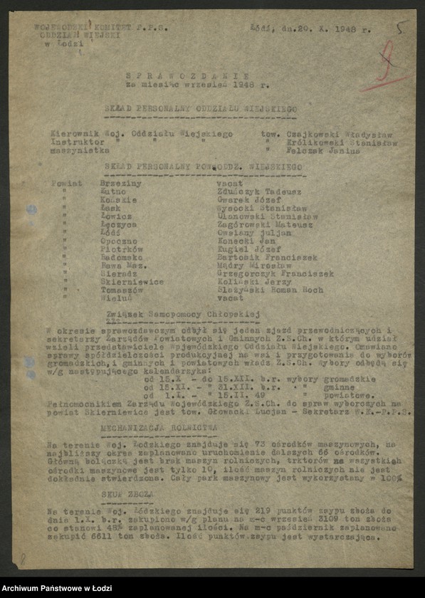 Obraz 6 z jednostki "Sprawozdanie Oddziału [i załącznik]"