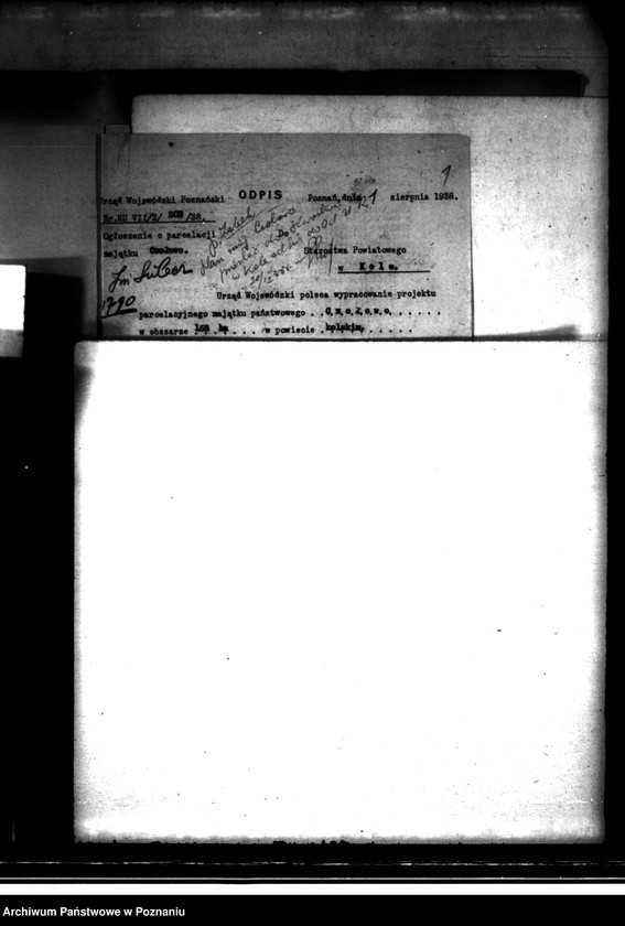 image.from.unit.number "Postępowanie techniczne przy parcelacji majątku Czołowo powiatu kaliskiego"