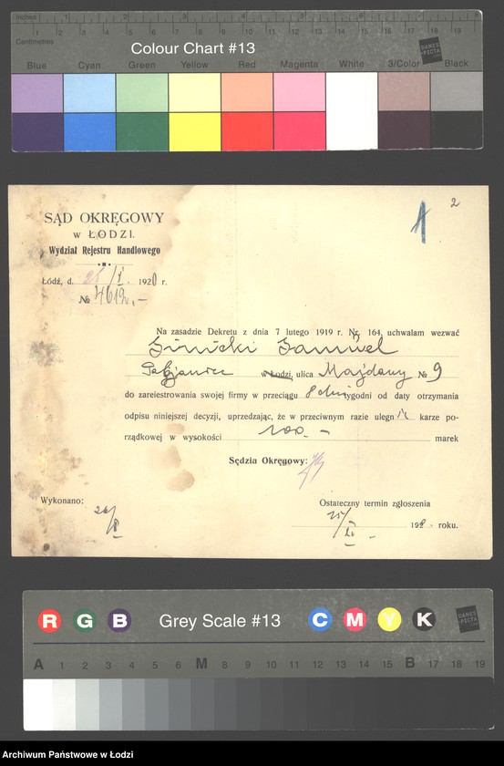 Obraz 4 z jednostki "Samuel Sinicki- sprzedaż opałowego drzewa i farbiarnia"